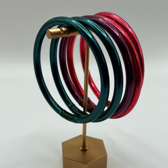 Budhagirl Vibrant Color Bangles Set 5 - Picture 4 of 5